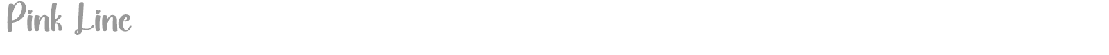 Pink Line font preview